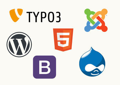 Grafik CMS HTML Bootstrap Logos