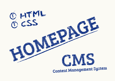 Grafik Homepage erstellen HTML oder CMS